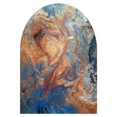 Blue flow Microwave Oven Glove from ArtsNow.com Front