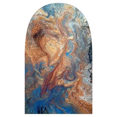 Blue flow Microwave Oven Glove from ArtsNow.com Back
