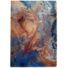 Blue flow A4 Acrylic Clipboard from ArtsNow.com Back