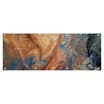 Blue flow Banner and Sign 8  x 3 
