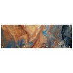 Blue flow Banner and Sign 9  x 3 