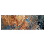 Blue flow Banner and Sign 12  x 4 
