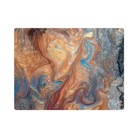 Blue flow 35  x 27  Premium Plush Fleece Blanket (Mini) from ArtsNow.com 35 x27  Blanket Front