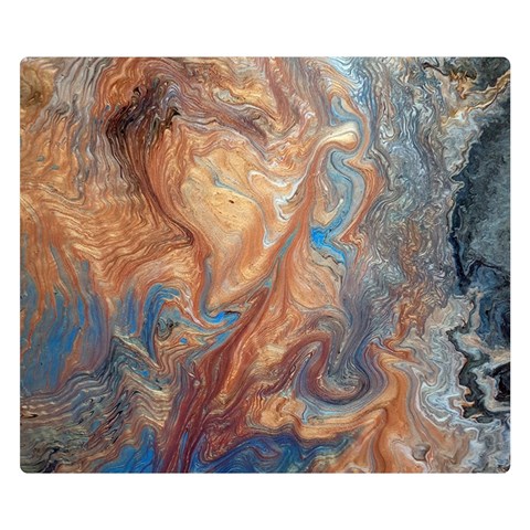 Blue flow 50  x 40  Premium Plush Fleece Blanket (Small) from ArtsNow.com 50 x40  Blanket Front
