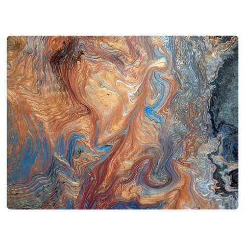 Blue flow 40  x 30  Premium Plush Fleece Blanket (Extra Small) from ArtsNow.com 40 x30  Blanket Front