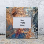 Blue flow White Box Photo Frame 4  x 6 
