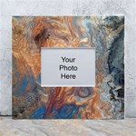 Blue flow White Wall Photo Frame 5  x 7 