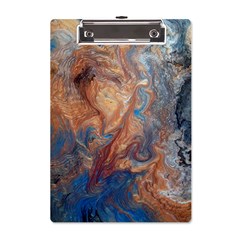 Blue flow A5 Acrylic Clipboard from ArtsNow.com Front