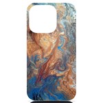 Blue flow iPhone 14 Pro Black UV Print PC Hardshell Case