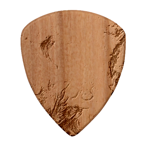 Blue flow Wood Guitar Pick (Set of 10) from ArtsNow.com Front