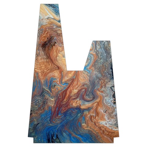 Blue flow Japanese Wrist Knot Bag from ArtsNow.com Front