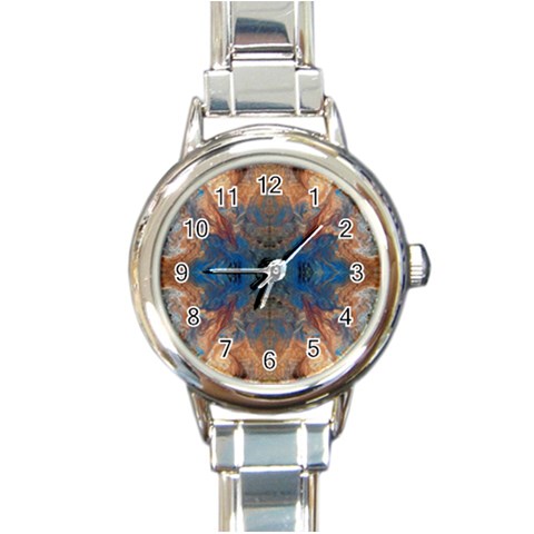 Pour Repeats Round Italian Charm Watch from ArtsNow.com Front