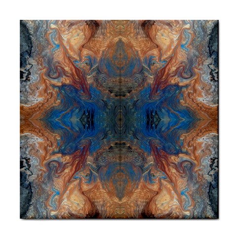 Pour Repeats Tile Coaster from ArtsNow.com Front