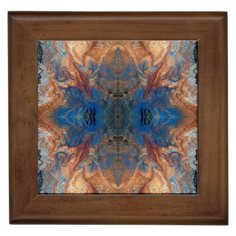Pour Repeats Framed Tile from ArtsNow.com Front