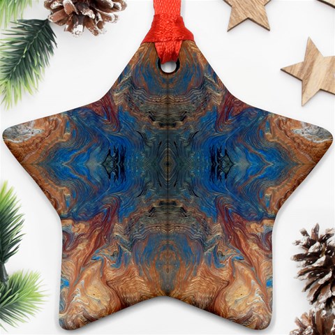 Pour Repeats Ornament (Star) from ArtsNow.com Front