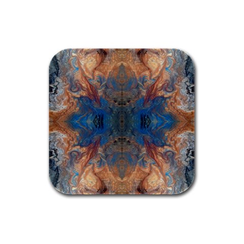 Pour Repeats Rubber Square Coaster (4 pack) from ArtsNow.com Front