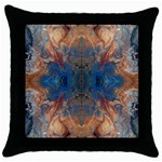 Pour Repeats Throw Pillow Case (Black)