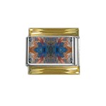 Pour Repeats Gold Trim Italian Charm (9mm)