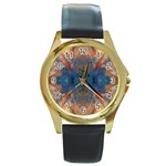Pour Repeats Round Gold Metal Watch