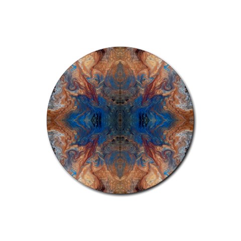 Pour Repeats Rubber Round Coaster (4 pack) from ArtsNow.com Front