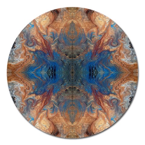 Pour Repeats Magnet 5  (Round) from ArtsNow.com Front