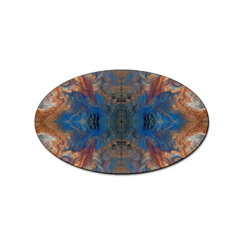 Pour Repeats Sticker Oval (100 pack) from ArtsNow.com Front