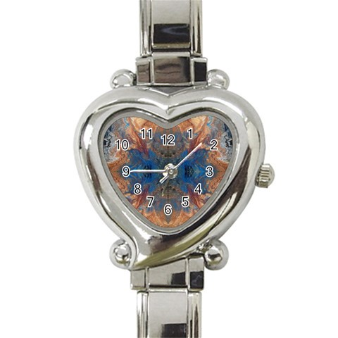Pour Repeats Heart Italian Charm Watch from ArtsNow.com Front