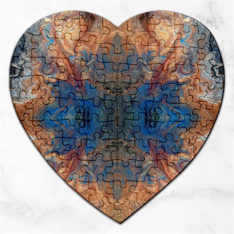 Pour Repeats Jigsaw Puzzle (Heart) from ArtsNow.com Front