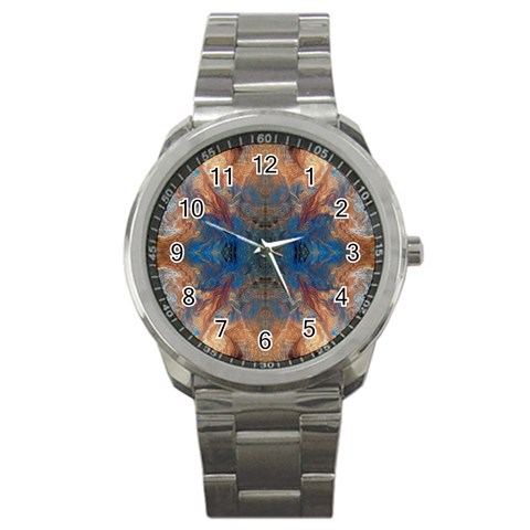 Pour Repeats Sport Metal Watch from ArtsNow.com Front