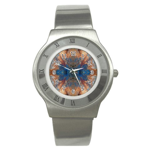 Pour Repeats Stainless Steel Watch from ArtsNow.com Front