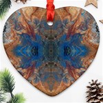 Pour Repeats Heart Ornament (Two Sides)