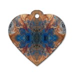 Pour Repeats Dog Tag Heart (Two Sides)