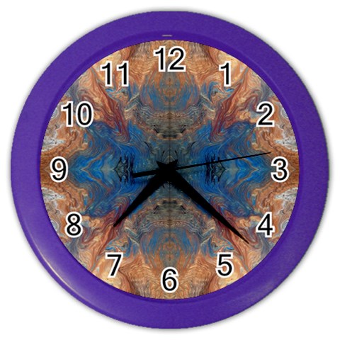 Pour Repeats Color Wall Clock from ArtsNow.com Front