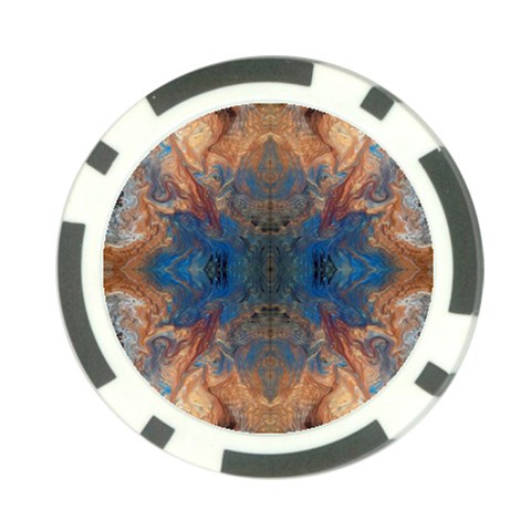 Pour Repeats Poker Chip Card Guard from ArtsNow.com Front
