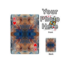 King Pour Repeats Playing Cards 54 Designs (Mini) from ArtsNow.com Front - HeartK