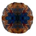 Pour Repeats Large 18  Premium Round Cushions