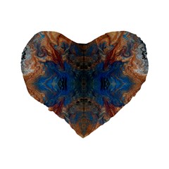 Pour Repeats Standard 16  Premium Heart Shape Cushions from ArtsNow.com Back