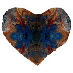 Pour Repeats Large 19  Premium Heart Shape Cushions from ArtsNow.com Front