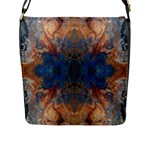 Pour Repeats Flap Closure Messenger Bag (L)