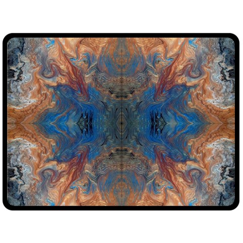 Pour Repeats 80  x 56  Two Sides Fleece Blanket (Large) from ArtsNow.com 80 x60  Blanket Front