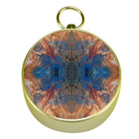 Pour Repeats Gold Compasses from ArtsNow.com Front