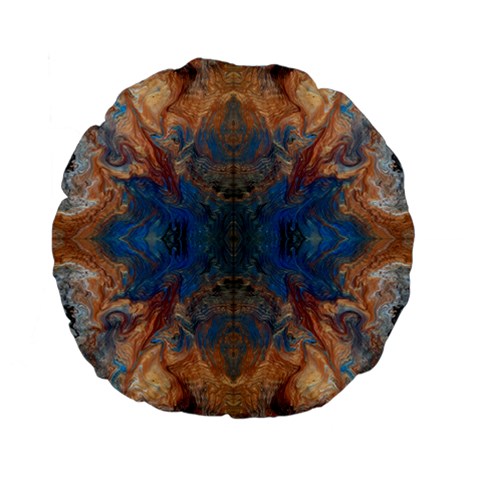 Pour Repeats Standard 15  Premium Flano Round Cushions from ArtsNow.com Front