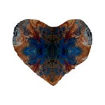 Pour Repeats Standard 16  Premium Flano Heart Shape Cushions