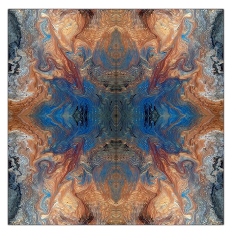 Pour Repeats 36  x 36  Square Satin Scarf from ArtsNow.com Front