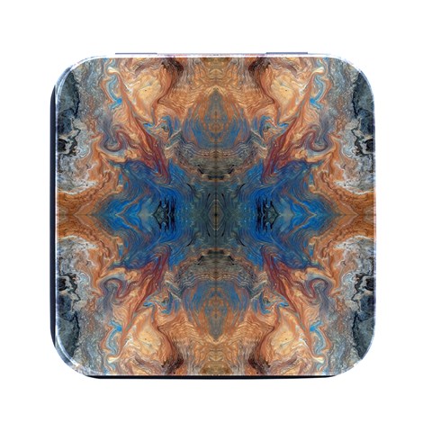 Pour Repeats Square Metal Box (Black) from ArtsNow.com Front