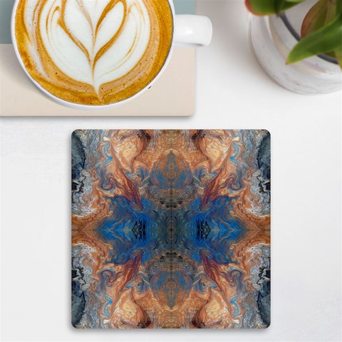 Pour Repeats UV Print Square Tile Coaster  from ArtsNow.com Front