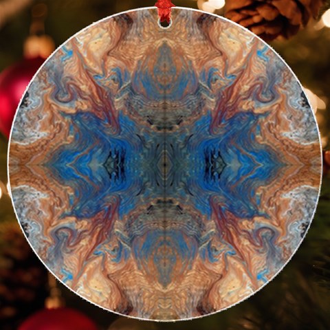 Pour Repeats UV Print Acrylic Ornament Round from ArtsNow.com Front