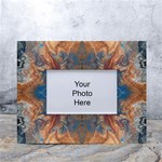Pour Repeats White Tabletop Photo Frame 4 x6 