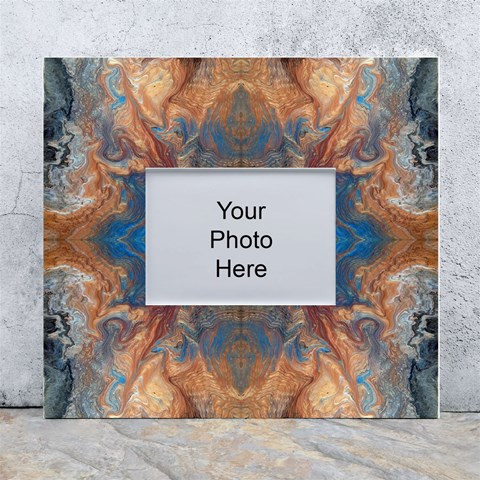 Pour Repeats White Wall Photo Frame 5  x 7  from ArtsNow.com Front