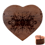Pour Repeats Heart Wood Jewelry Box